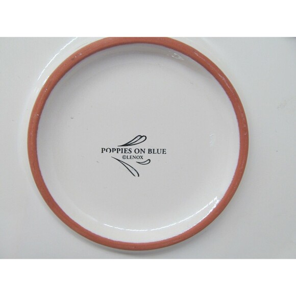 Lenox Poppies on Blue Terra Cotta Trivet bundle of 2 - Picture 8 of 10